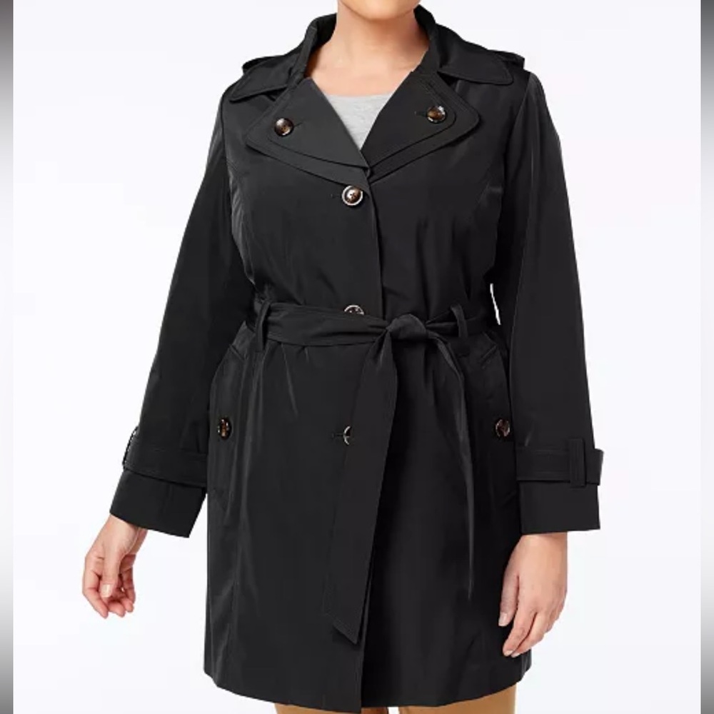 London Fog Layered Caller Trench size XL